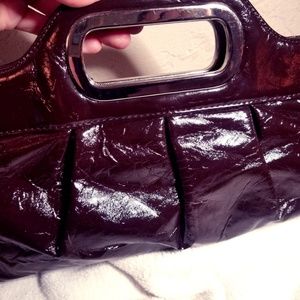 Ann Taylor Loft brown clutch